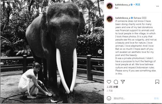 俄罗斯女性骑大象,俄女模特就裸体骑濒危大象道歉