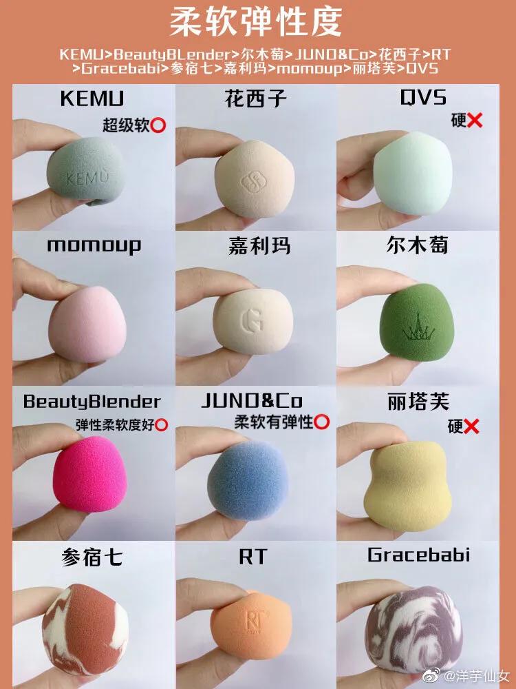 网红美妆蛋测评，姐妹们了解一下