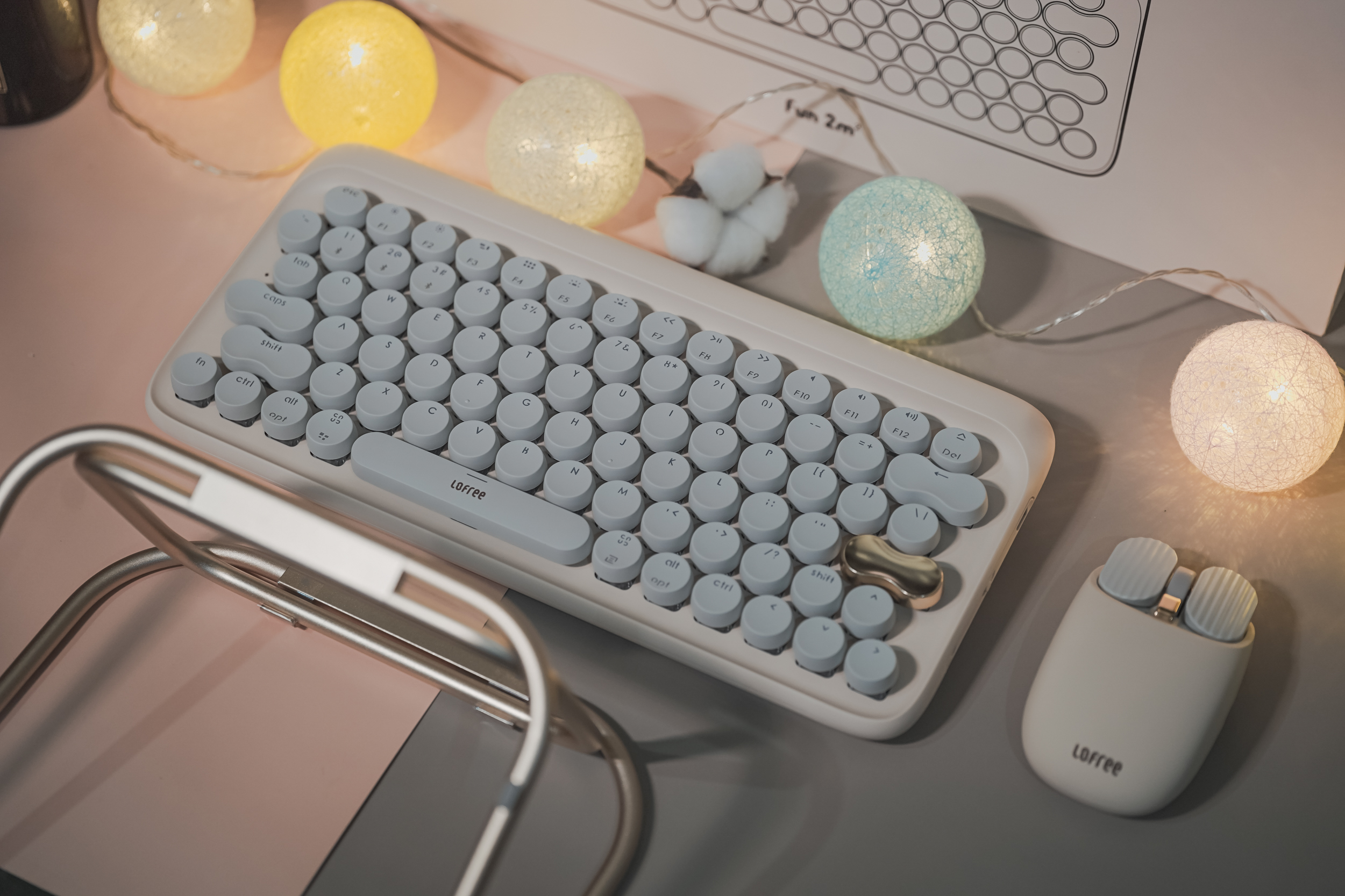 lofree洛斐桌面键鼠套装体验,洛斐键鼠套装值得买吗