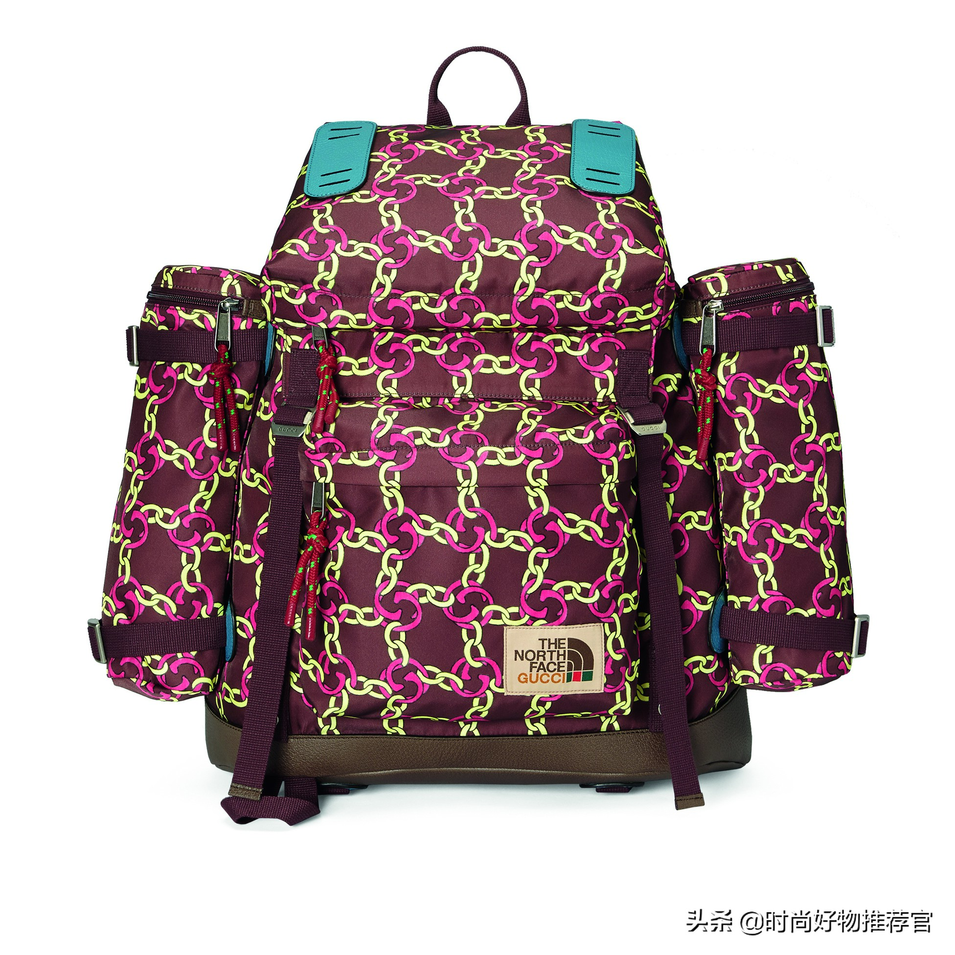 阿迪和gucci联名款包包复古风图片,gucci新包logo会有贴膜