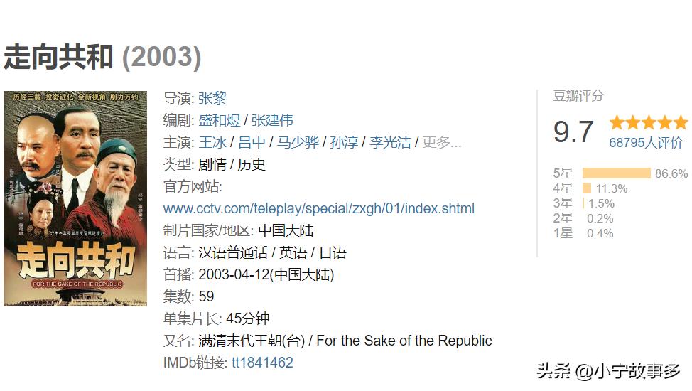 豆瓣评分最高的国产电视剧,二十部国产高分电视剧你看过几部