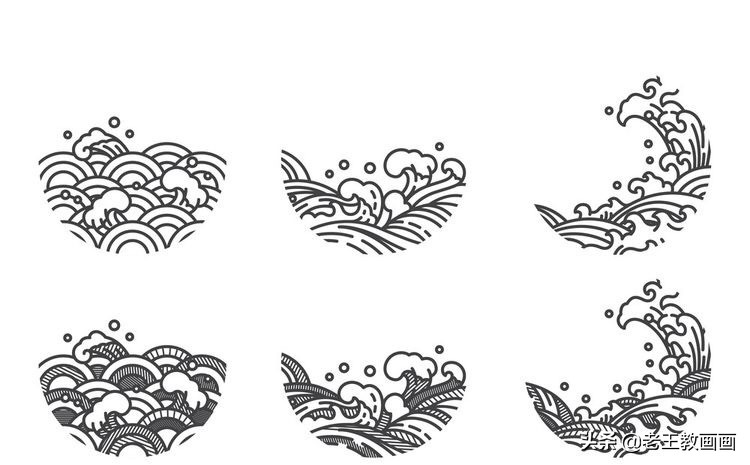 ai传统水波纹纹样,ps水波纹传统纹样制作