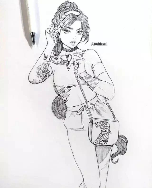 动漫线稿大全,动漫线稿分享