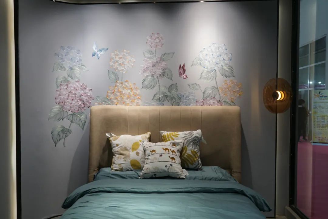 刺绣墙布独绣,中式刺绣墙布效果图