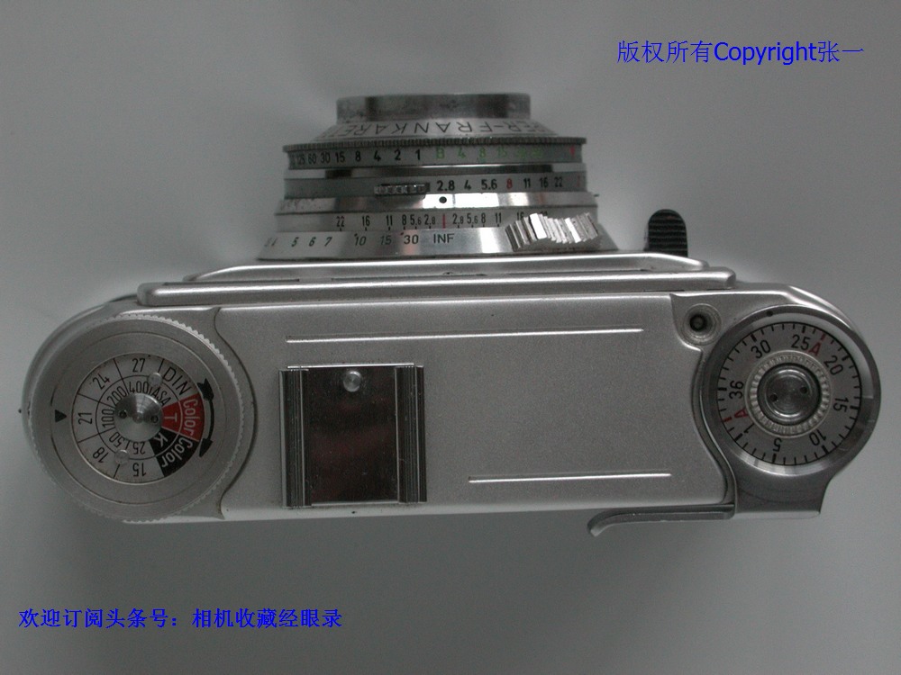 设计非常有特点的SuperFrankarette，原西德制造的旁轴照相机