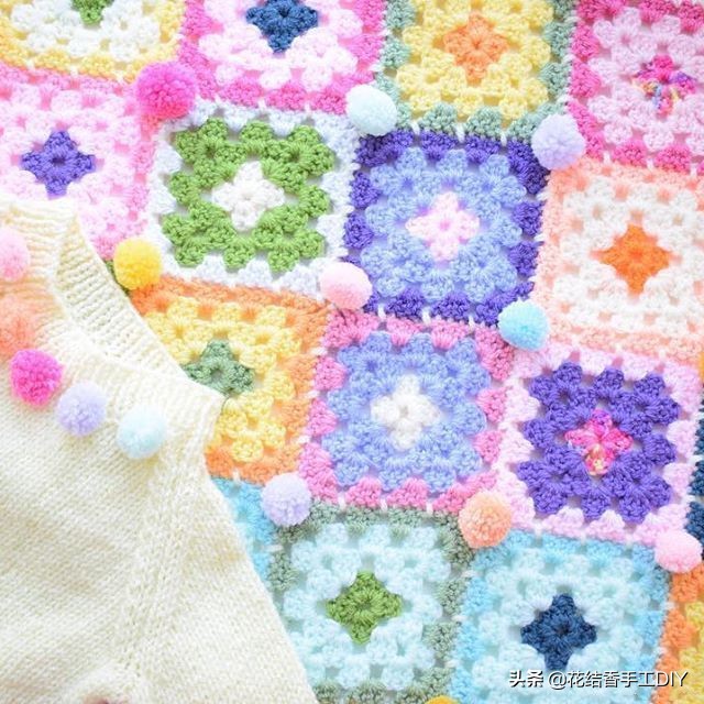 毛线编织少女视频教程,少女心满满的毛线手工制作