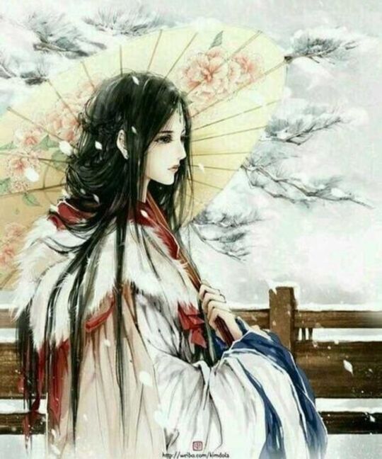 古风美女雨中撑伞唯美图片,唯美古风女生撑伞头像情侣