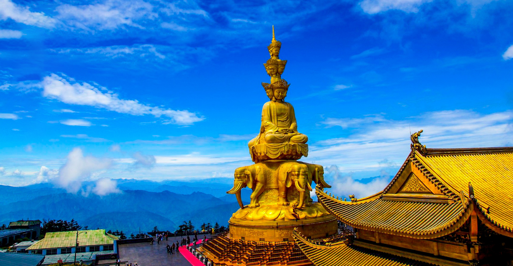 峨眉金顶与雪山日出云海同框,峨眉金顶云海日出攻略