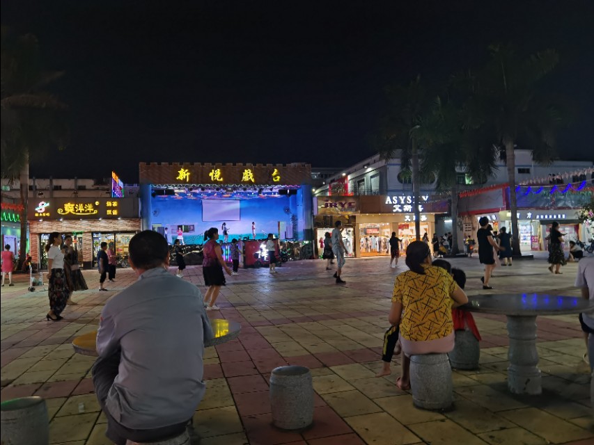 东莞石碣镇，单屋村-新悦步行街-新悦戲台，我曾经工作的地方