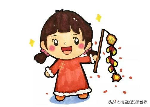 用水彩画新年贺卡鼠年,新年简笔画大全水彩画