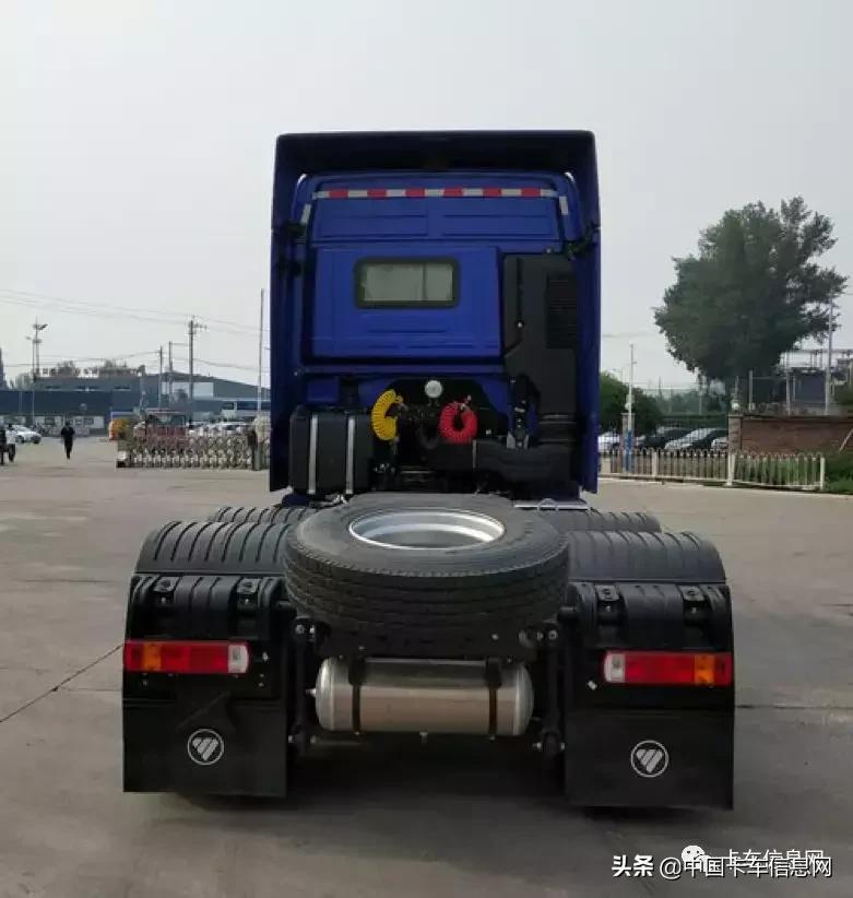 欧曼国五牵引车新车,15年欧曼9.6高栏350马力