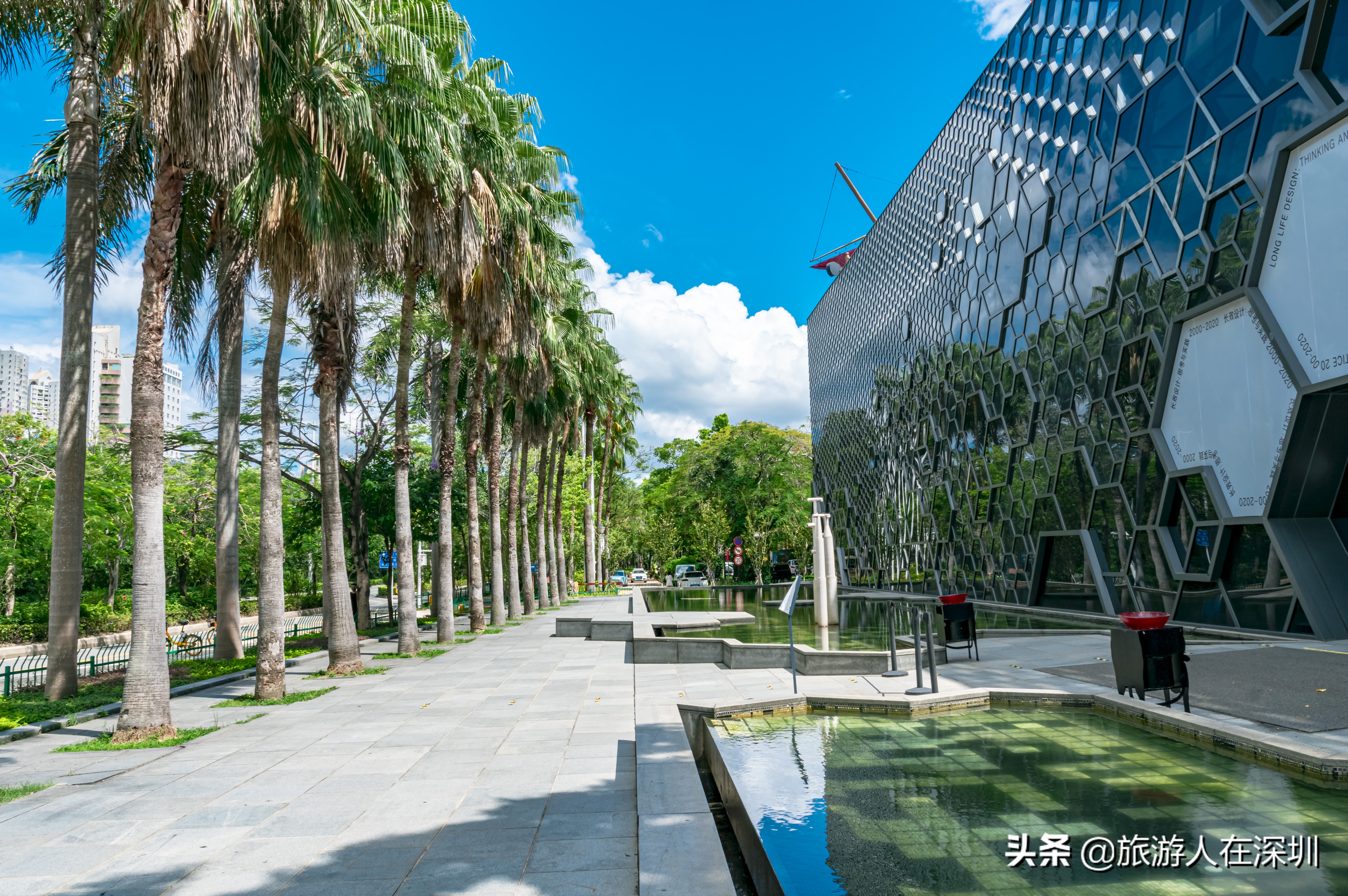 深圳美术馆新馆外观,深圳市华美术馆外景