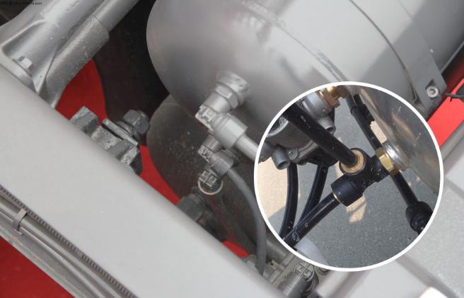 货车气刹车原理结构图,大货车为啥喜欢跟车很近
