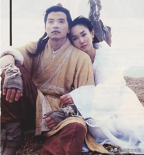 神雕侠侣黄晓明版刘亦菲幕后花絮,95版神雕侠侣花絮