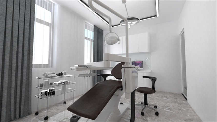 口腔门诊部装修设计多少平米,口腔诊所装修的设计要求