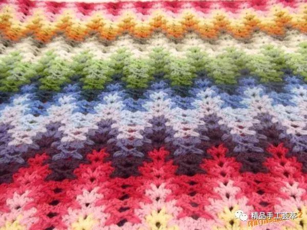 初学钩针100款毛毯图解,各种各样的花样毛毯钩针图解视频