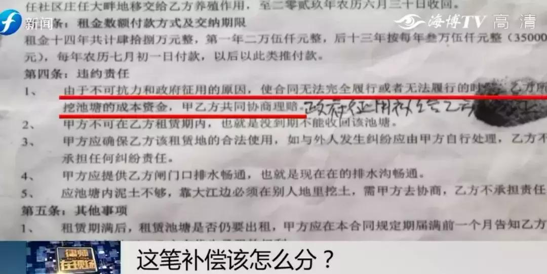 闹心|眼看快收成了，却遇上了麻烦事！这笔清退补偿究竟该怎么分？