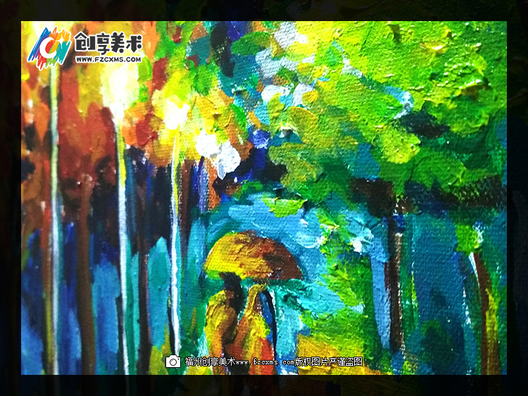 丙烯画教程入门视频风景画,丙烯画教程简单风景椰子树