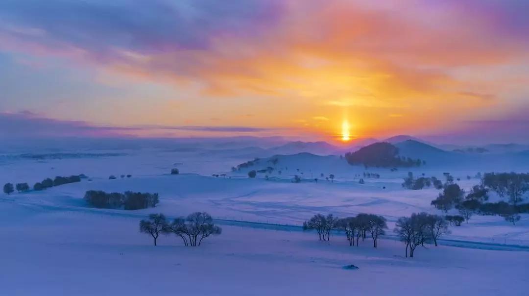 冬日的坝美有多美,冬日的坝上草原