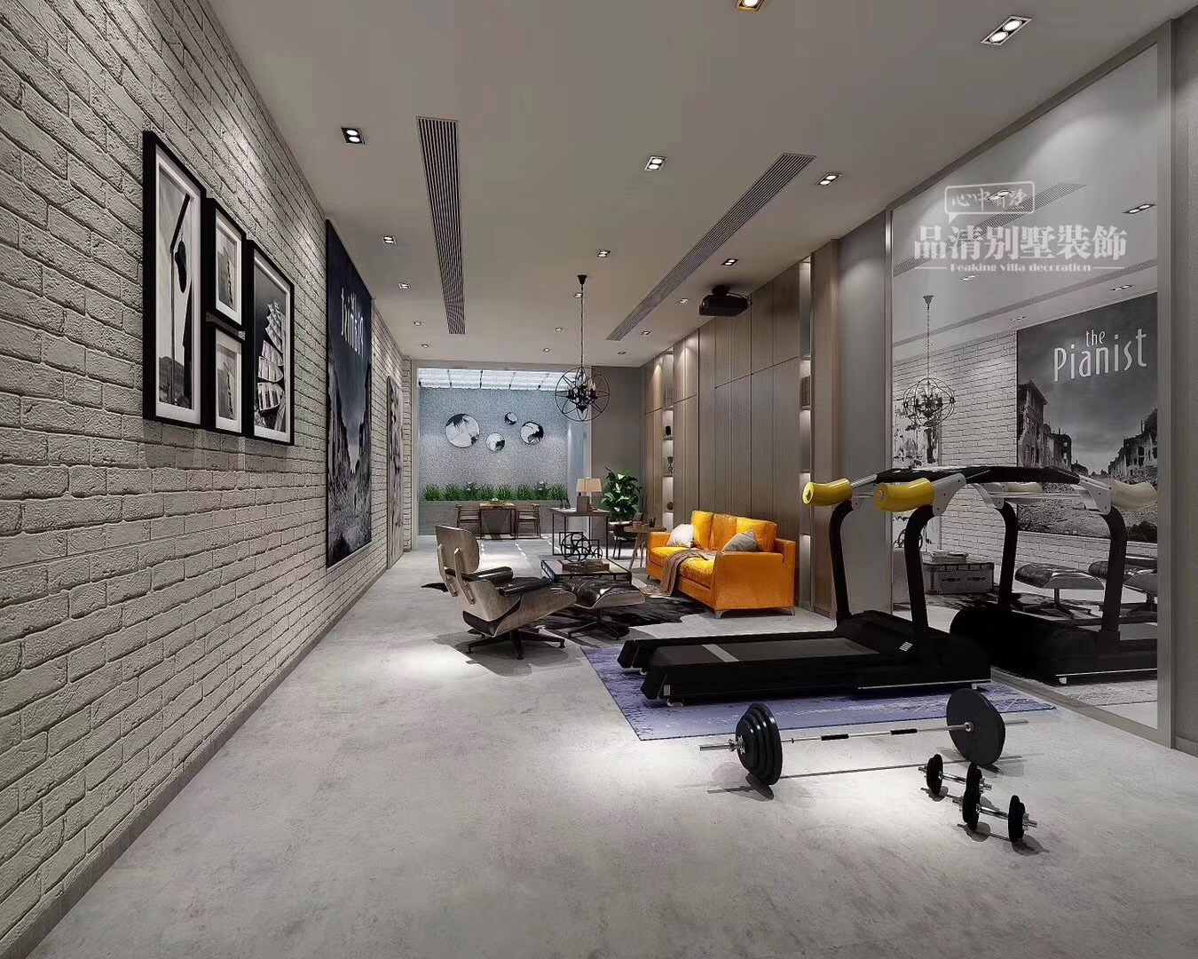 103平方轻奢简约装修,300平大户型现代简约装修图