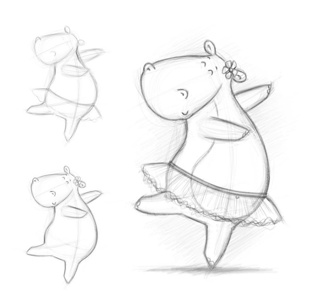 插画手绘初学者入门控笔临摹图,一组彩铅简笔画适合初学者