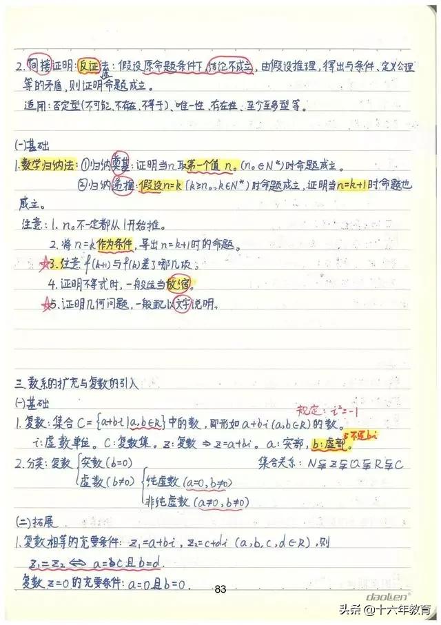 高考数学90分必会知识点,高考数学150学霸的笔记和归纳