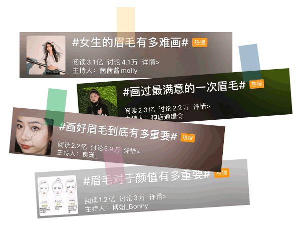 野生眉流行吗,野生眉和小欧眉的对比图