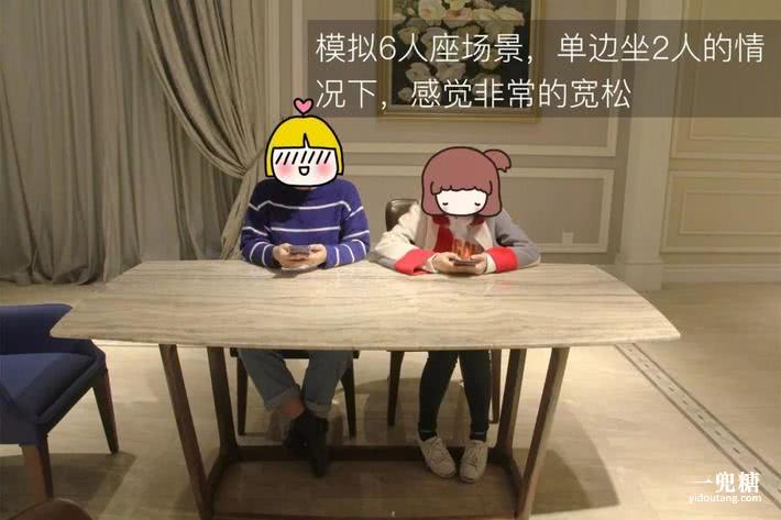 纯天然大理石餐桌黑白灰,大户型大理石餐桌推荐