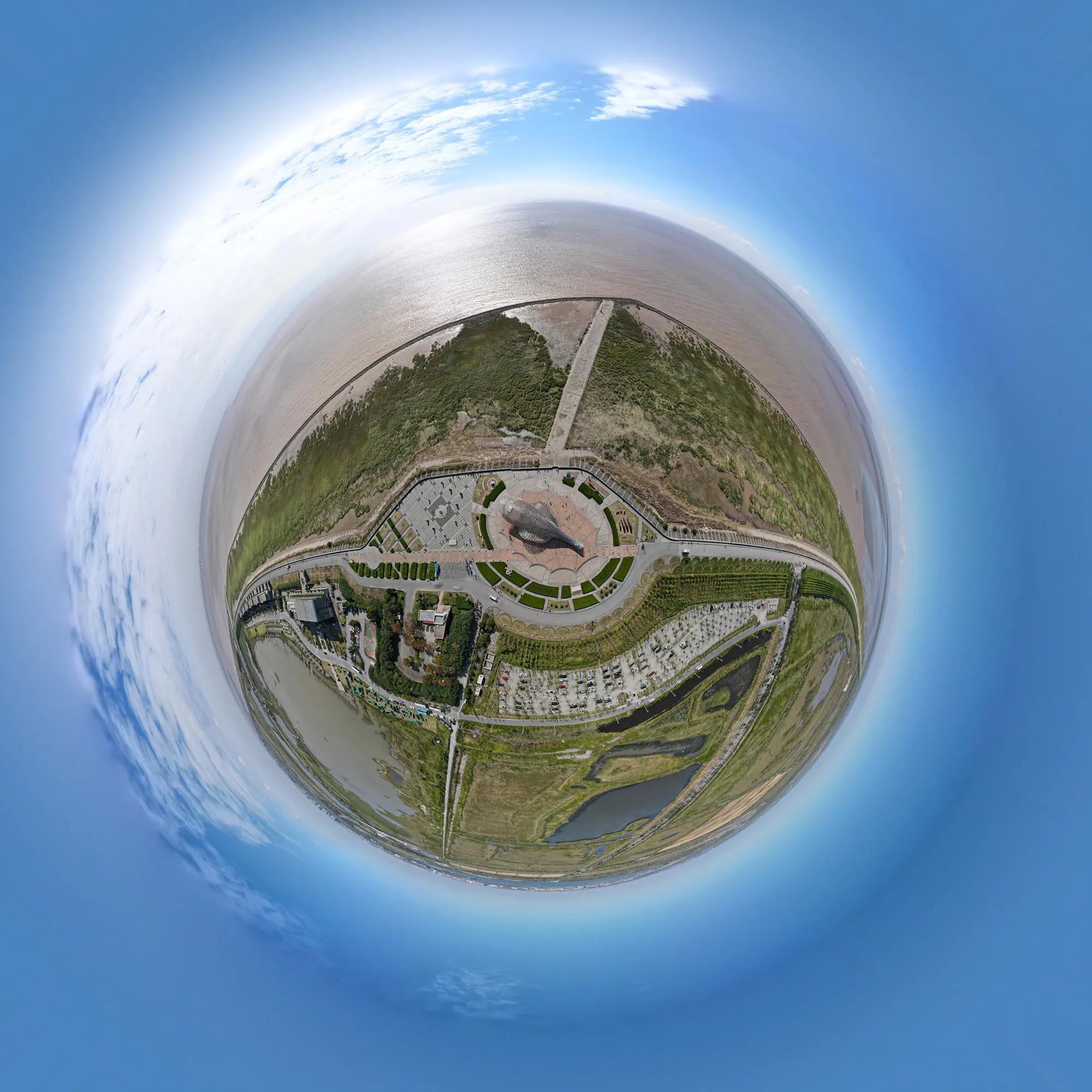 来一波惊艳的上海远郊标志性地标水晶全景图