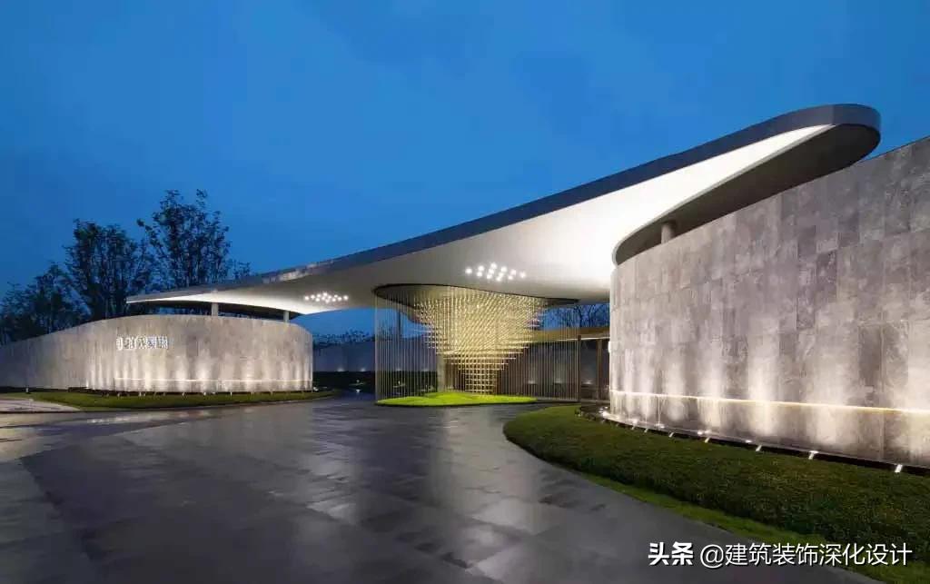 景观设计不建模光出效果图,景观大门不横跨公路效果图