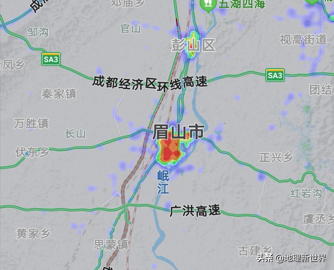 晚6点，四川18市3自治州热力图对比