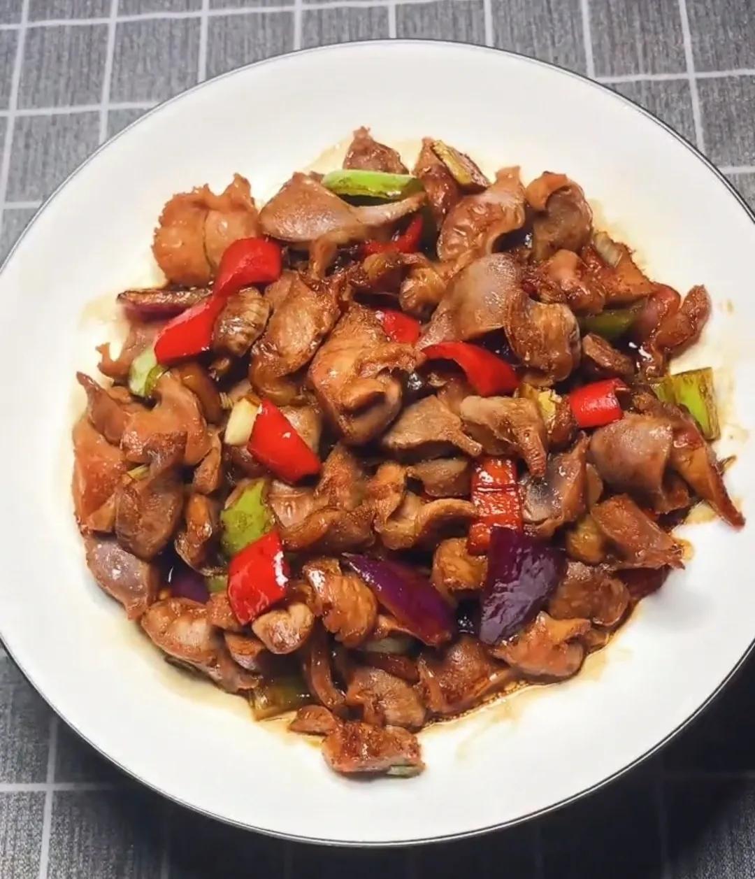 好吃的爆炒鸡胗私藏美食大分享,孜然爆炒鸡胗家常做法大全