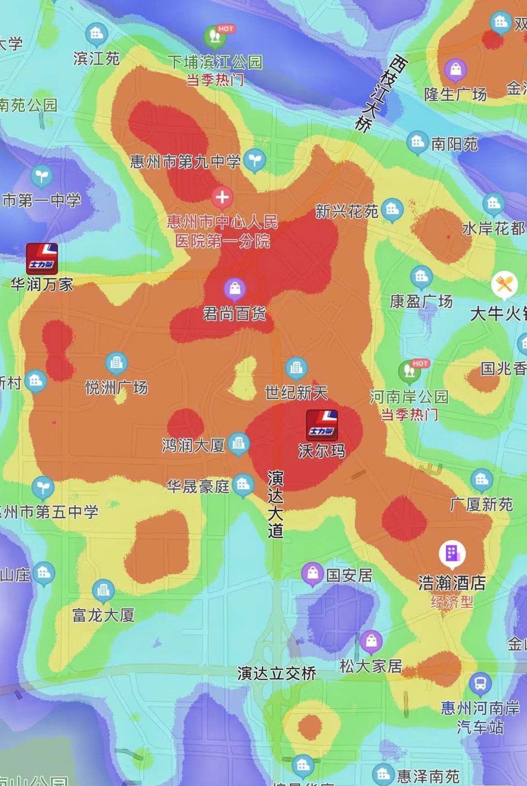 惠州各地方的真实入住率,惠州珠江四季悦城入住率
