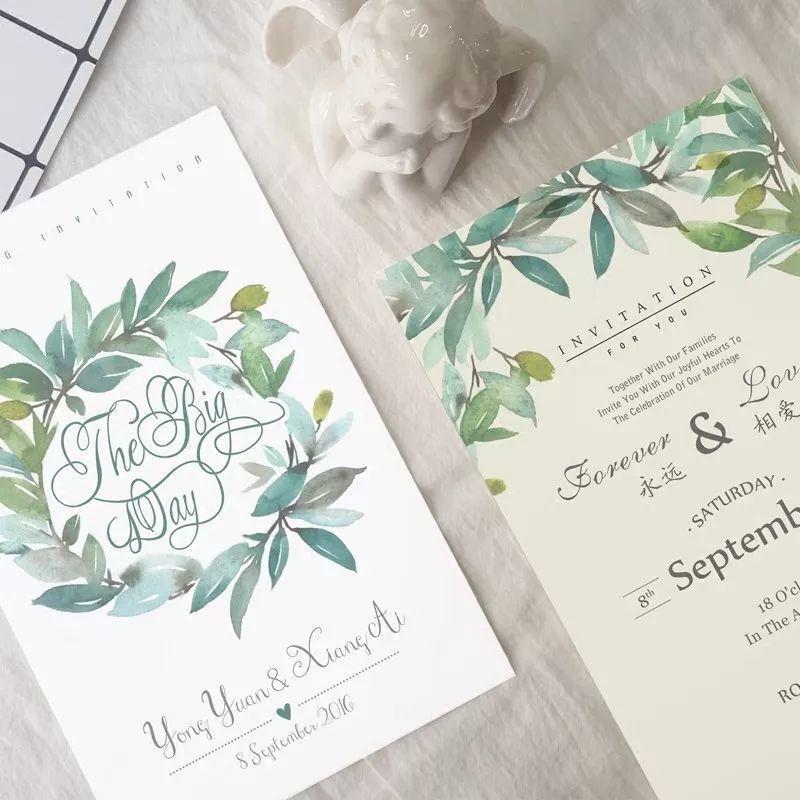 独特大气的婚礼请柬,简单高级婚礼请柬模板