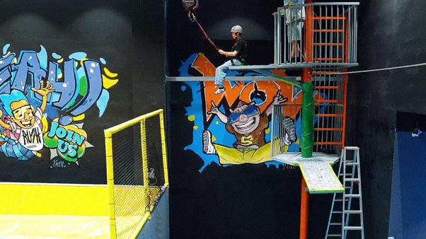 畅玩10000平米的主题乐园,郴州彩虹滑梯高空滑索