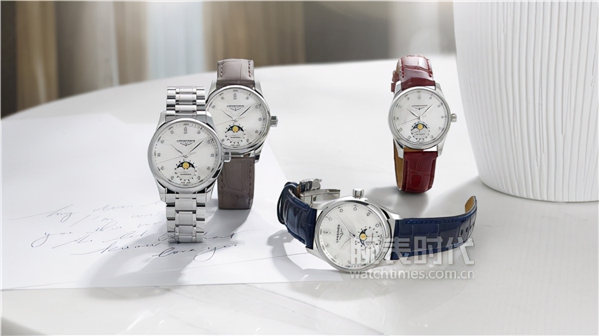 浪琴名匠月相版全自动机械腕表,心有所恃温和坚定