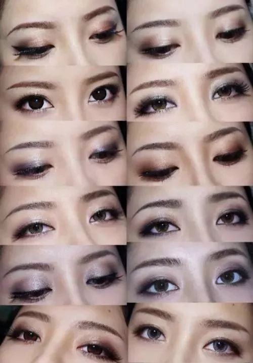 单眼皮的女生应该怎样画眼妆图片,肿眼泡单眼皮小眼睛怎么画眼妆