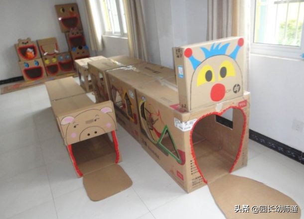 制作幼儿户外体育器械玩教具,幼儿园自制户外体育器械小推轮