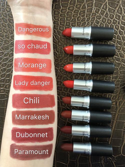 mac热门口红色号推荐,mac热门口红316素颜