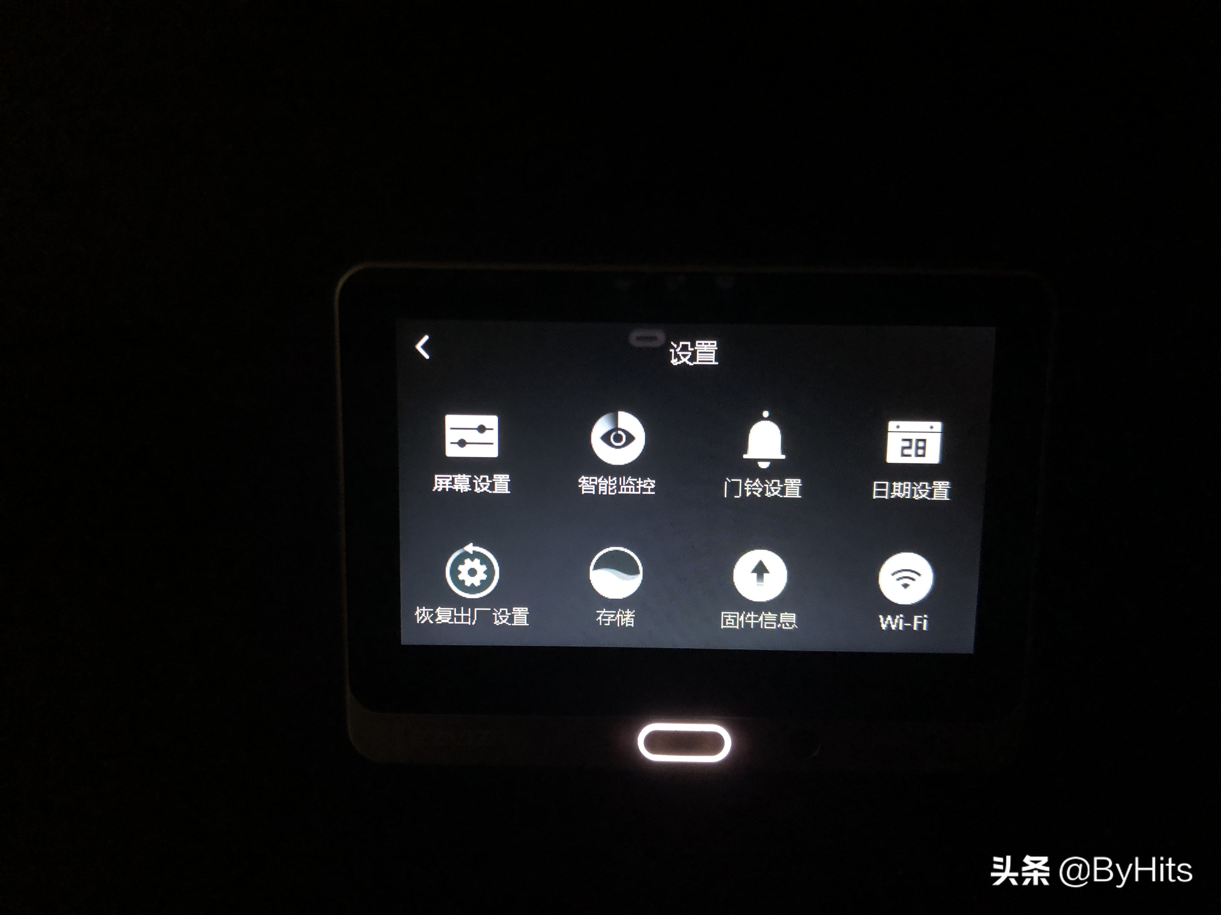 家庭门上猫眼监控摄像头,看护家摄像头夜视效果