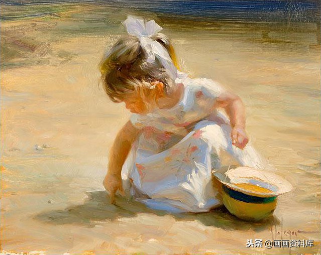 油画入门必学500例简易大幅油画,西方油画大师绘画技法教程