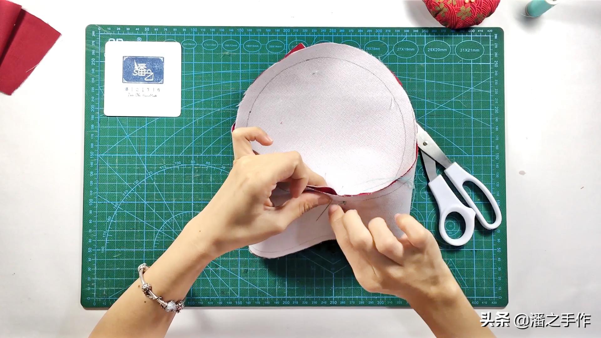厚布料渔夫帽裁剪教程,用布料做渔夫帽的教程视频