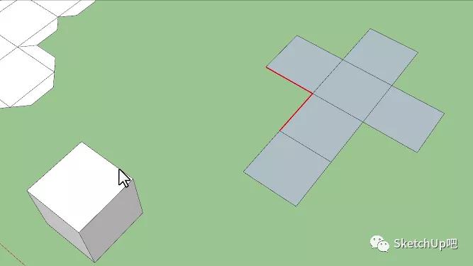 甲方：用SU把这堆盒子拆开，我要看背面