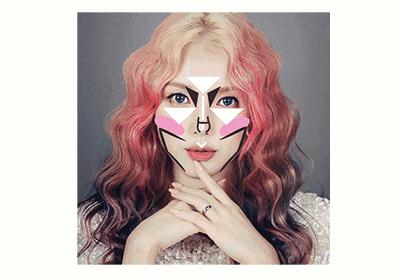 大脸学化妆新手零基础教程,短脸怎么化妆好看教程