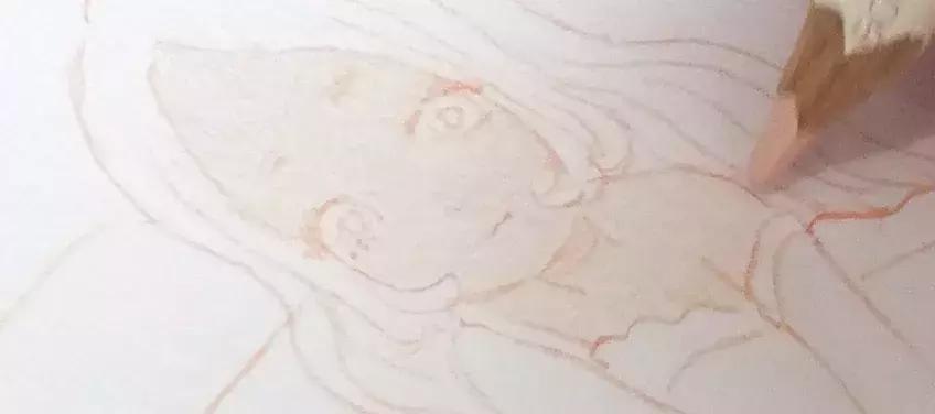 ps板绘插画如何上色步骤,零基础画画配色教程b站