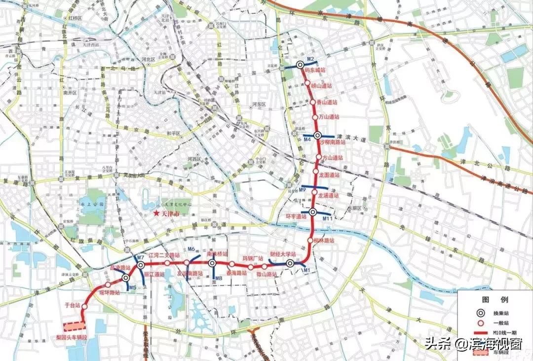 天津2023重点交通项目详细清单,天津28条地铁最全规划