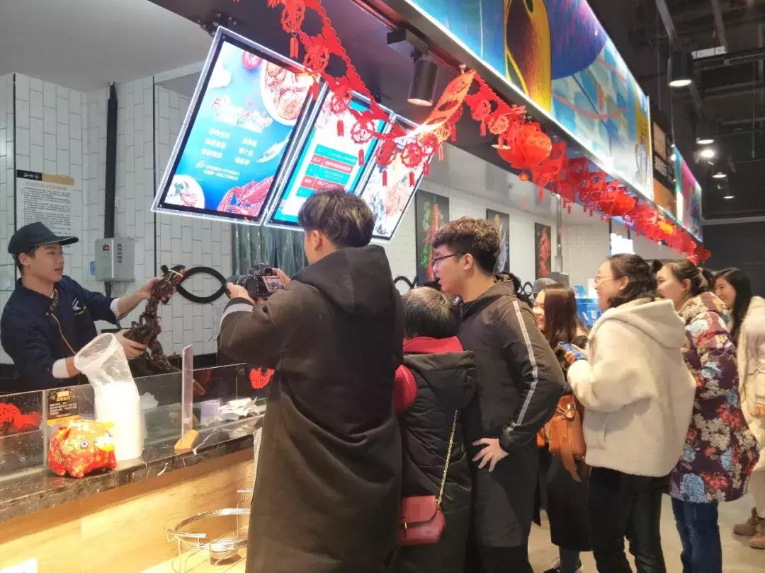 美食探店4人海鲜,美食探店大超市