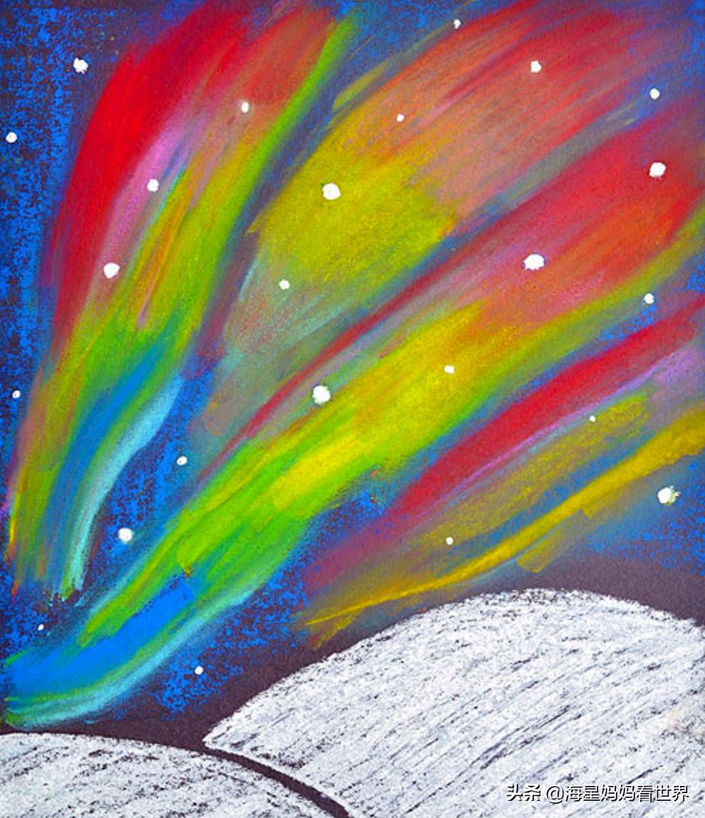 蜡笔油画棒画法,超简单的油画蜡笔素材教程