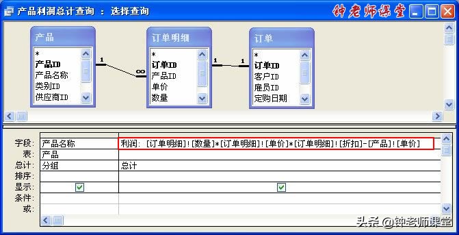 15、ACCESS总计查询（分组查询）设计（ACCESS图解操作系列）