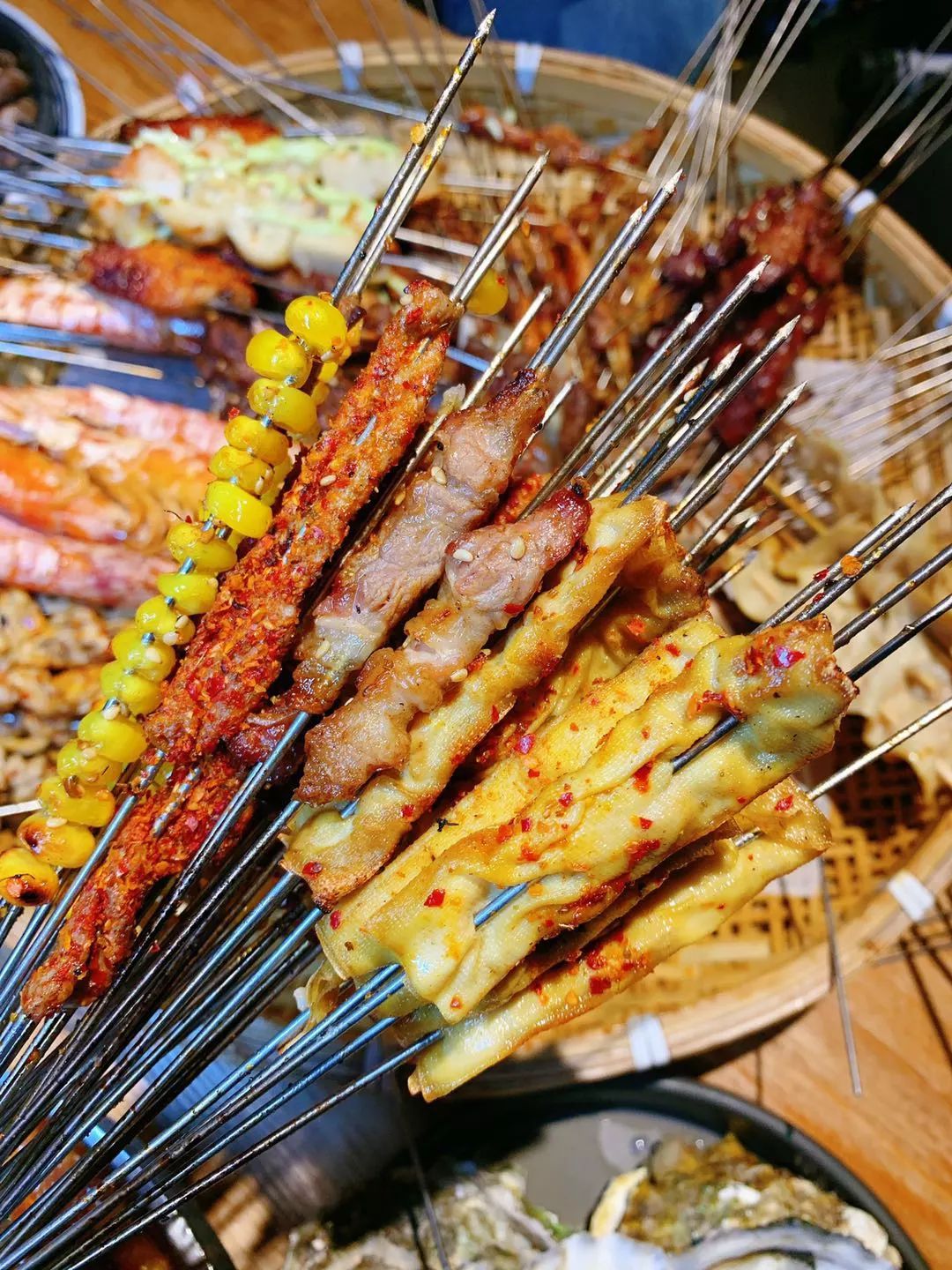 长春最便宜的海鲜烧烤,长春蚝火炉烧烤小海鲜